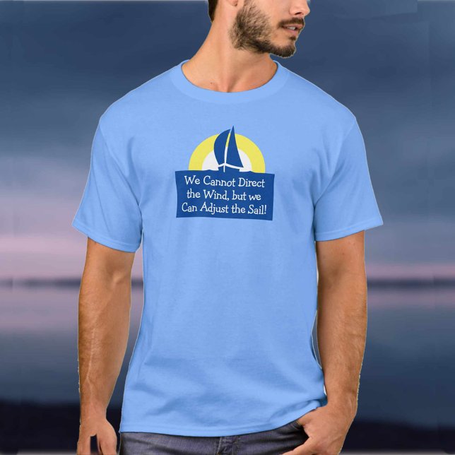 T-shirt Yacht Racing Voile Avec Coucher De Soleil (Créateur téléchargé)