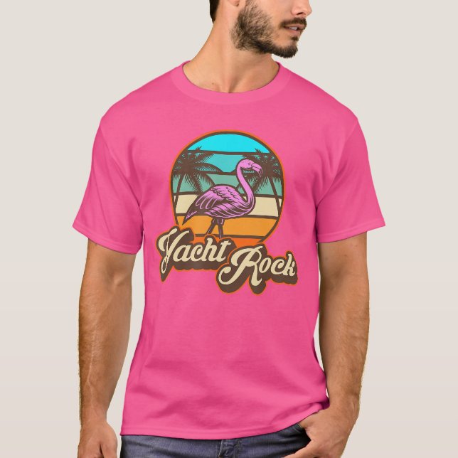 T-shirt Yacht Rock Forever 70s 80s Retro friend family (Devant)