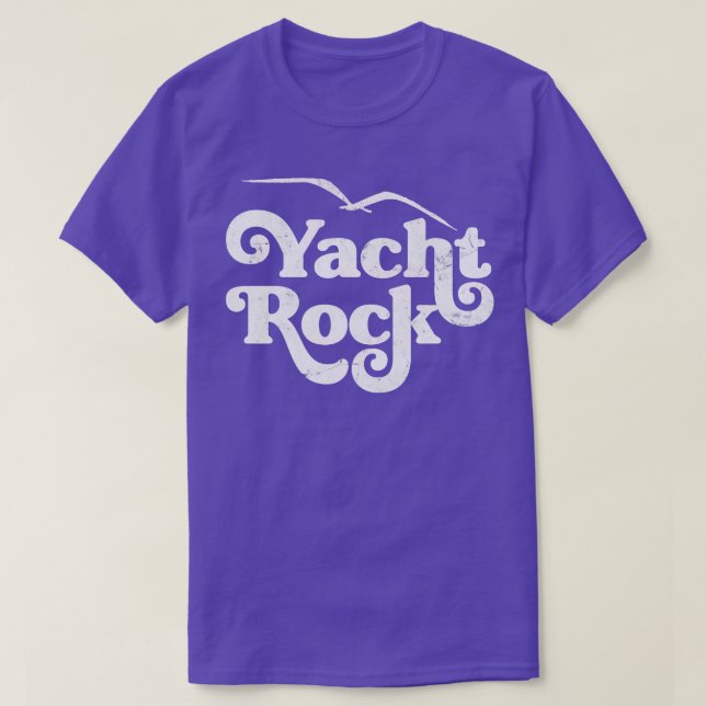 T-shirt Yacht Rock Retro Faded Design de ventilateur esthé (Design devant)