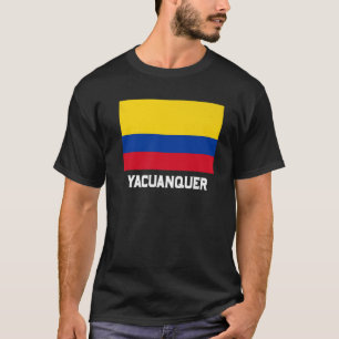 T-shirt Yacuanquer Colombie Drapeau Emblem Escudo Bandera