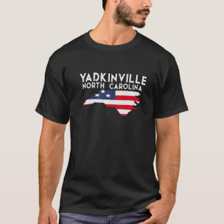 T-shirt Yadkinville Caroline du Nord USA State America Tra