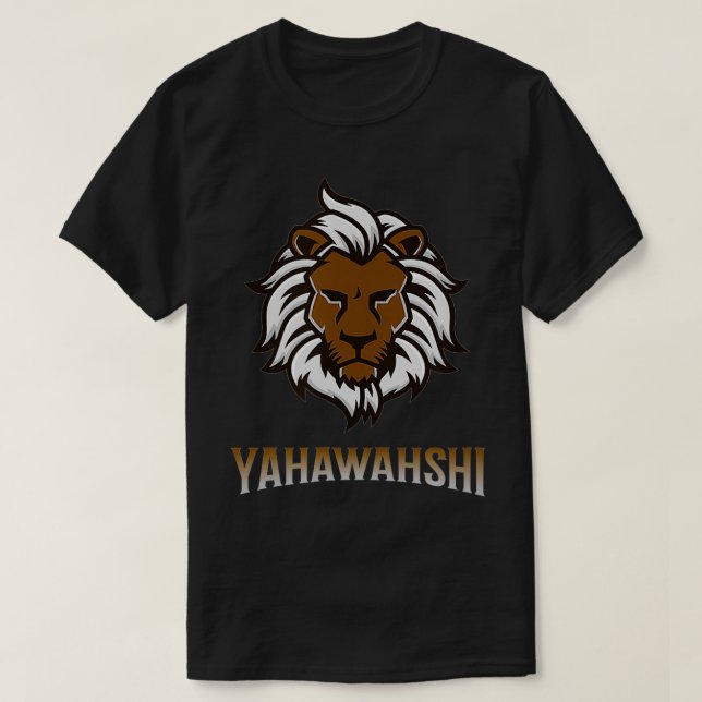 T-shirt Yahawahshi, LION DE JUDAH  (Design devant)