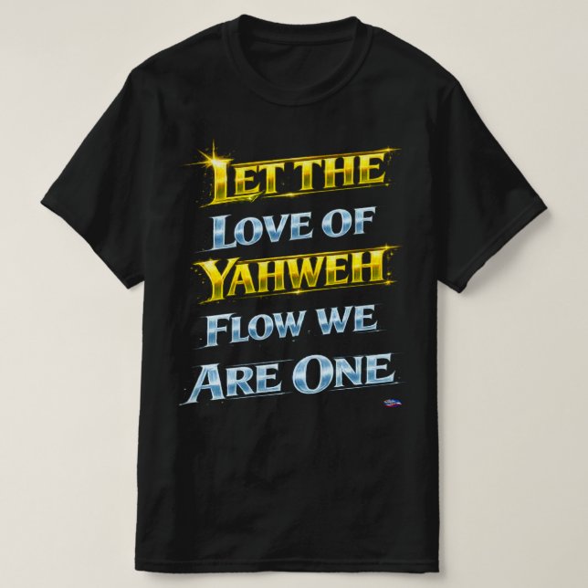 T-shirt YAHWEH Est amour (Design devant)