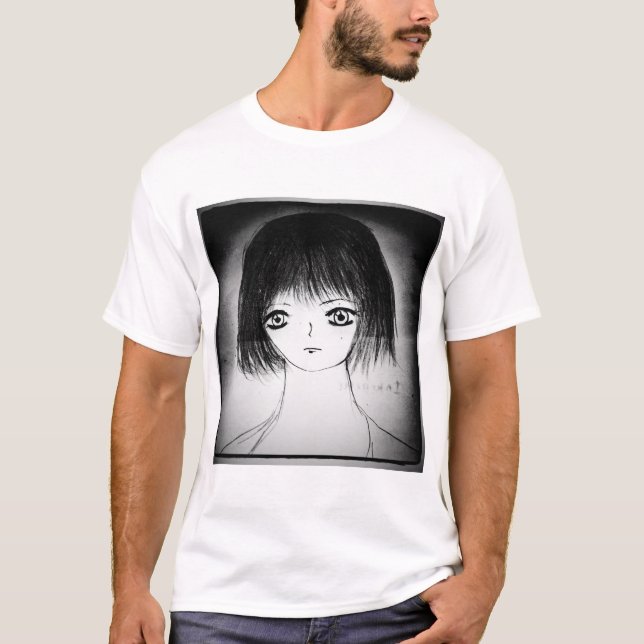 T-shirt yaie elektra mignon manga fille dessin animé (Devant)