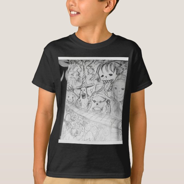 T-shirt yaie monster manga aniga (Devant)