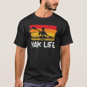T-shirt Yak Lifestyle Canoë Kayak Water Sport