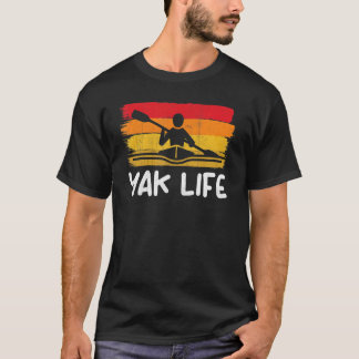 T-shirt Yak Lifestyle Canoë Kayak Water Sport