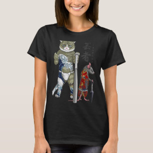 T-shirt Yakuza chat et souris