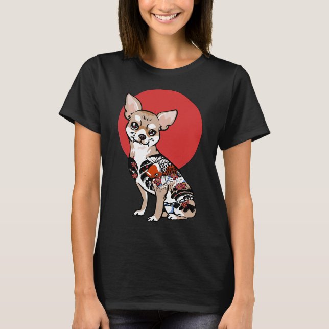 T-shirt Yakuza Chihuahua (Devant)