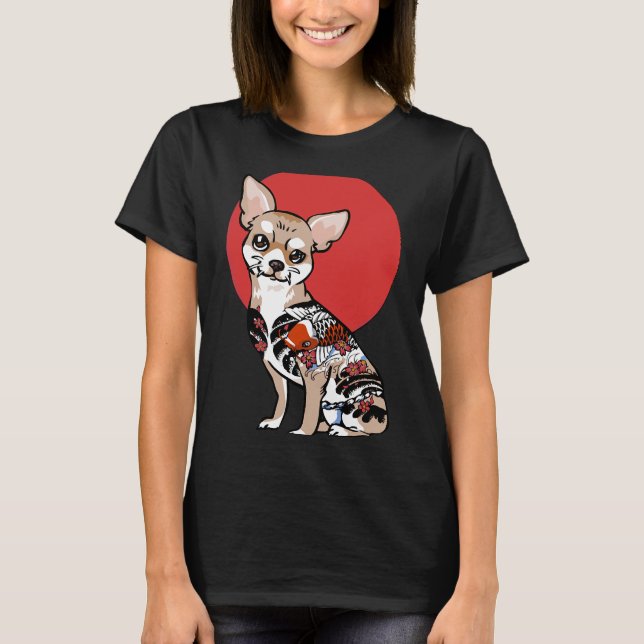 T-shirt Yakuza Chihuahua (Devant)
