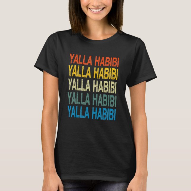 T-shirt Yalla Habibi (Devant)
