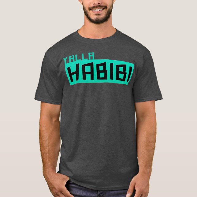 T-shirt Yalla Habibi Tee arabe (Devant)