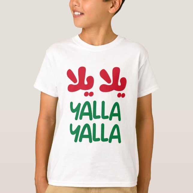 T-shirt Yalla yalla (Devant)