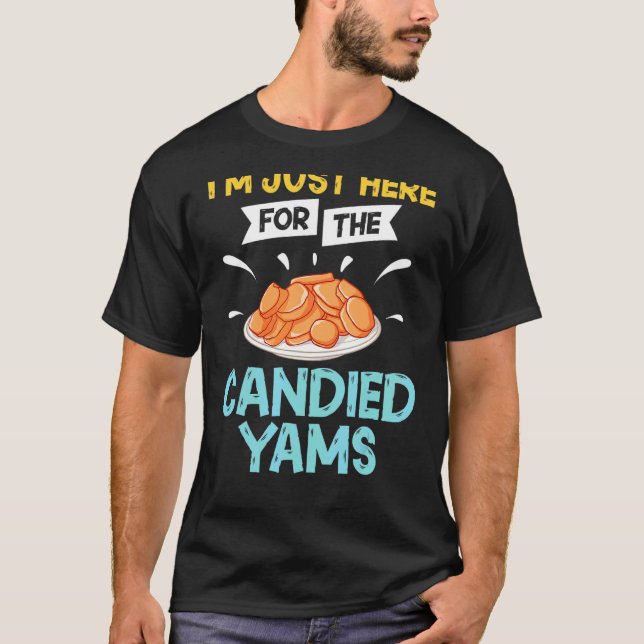 T-shirt Yam confit Sucré Pomme de terre Recette Casserole  (Devant)