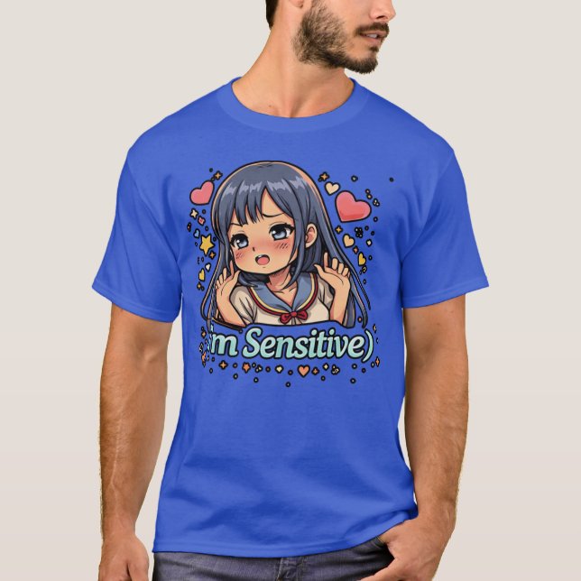 T-shirt Yamete Kudasai I’m Sensitive – Playful Anime Humor (Devant)