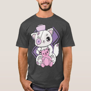 T-shirt Yami Kawaii Infirmière Fox Arctique pour Anime Nu 