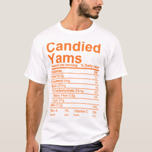 T-shirt Yams candés