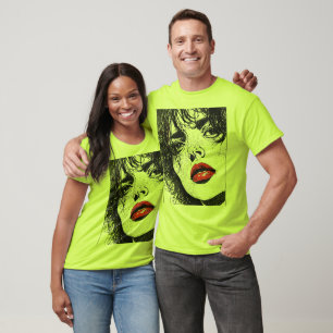 T-shirt Yandere Femme Fatale : Un portrait sombre de l'obs