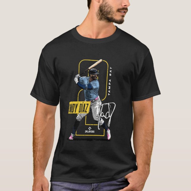T-shirt Yandy Díaz  Joueurs de baseball MLB MLBYDI201M (Devant)