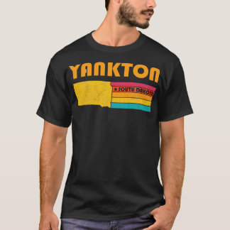 T-shirt Yankton Dakota du Sud Vintage Souvenir désorganisé