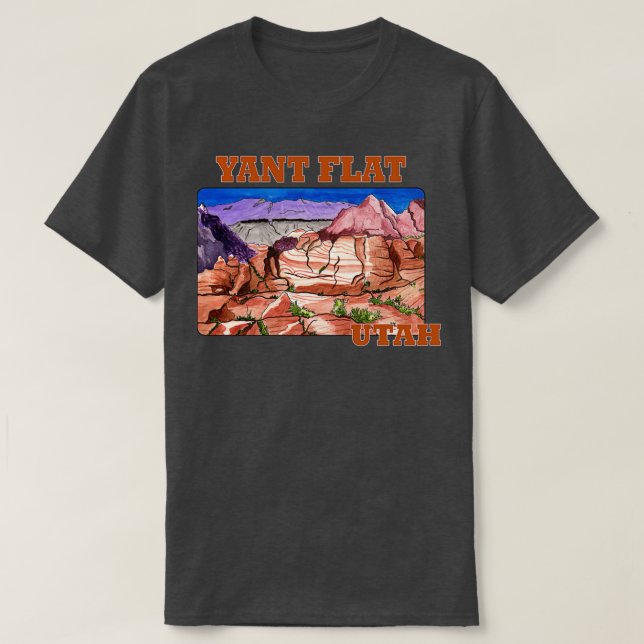 T-shirt Yant Flat Utah (Design devant)