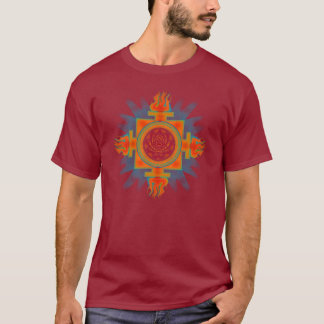 T-shirt Yantra de Feu-Lotus-Oeil