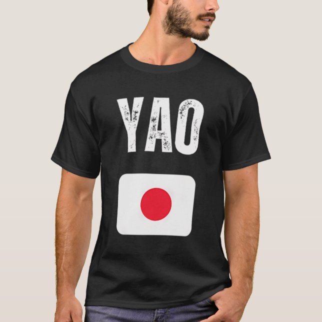 T-shirt Yao Japon Drapeau Voyage Souvenir japonais (Devant)