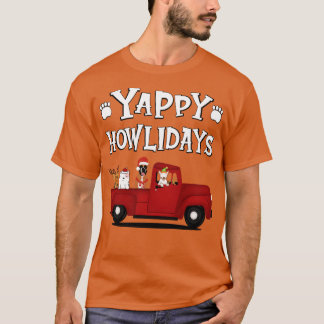 T-shirt Yappy Howlidays Texte blanc 1