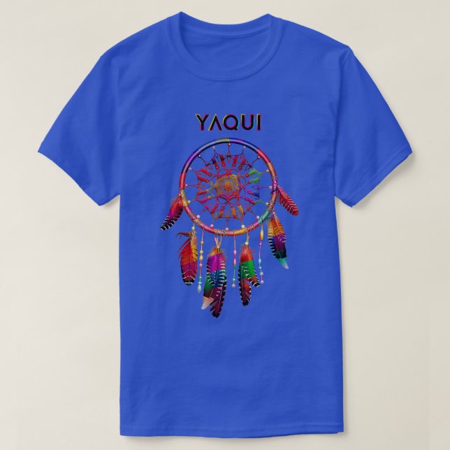 T-shirt Yaqui Amérindien Mexicain Rêveur coloré (Design devant)
