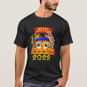 T-shirt Yar Of The Tiger 2022 Cute Vietnam Lunar New Y
