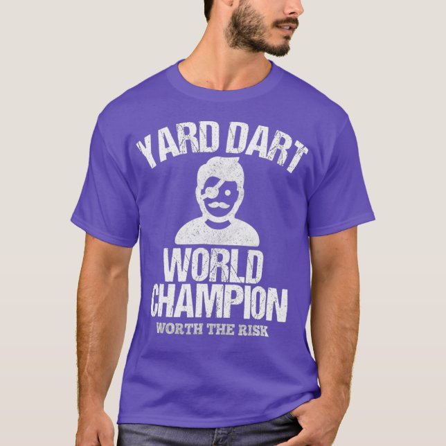 T-shirt Yard Dart Champion du Monde Chemise Funny Cadeau (Devant)