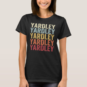 T-shirt Yardley Pennsylvania Yardley PA Texte Vintage rétr