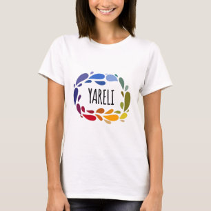 T-shirt Yareli Nom Joli cadeau coloré nommé Yareli