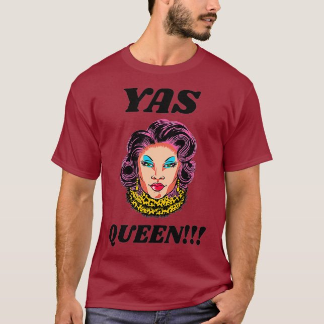 T-shirt Yas Queen Drag All Star (Devant)
