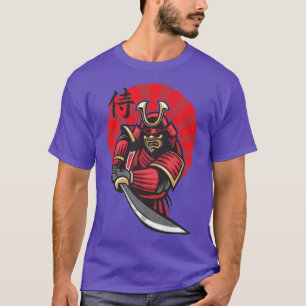 T-shirt Yasuke Black Japonais Samurai Bushido Guerrier Jap