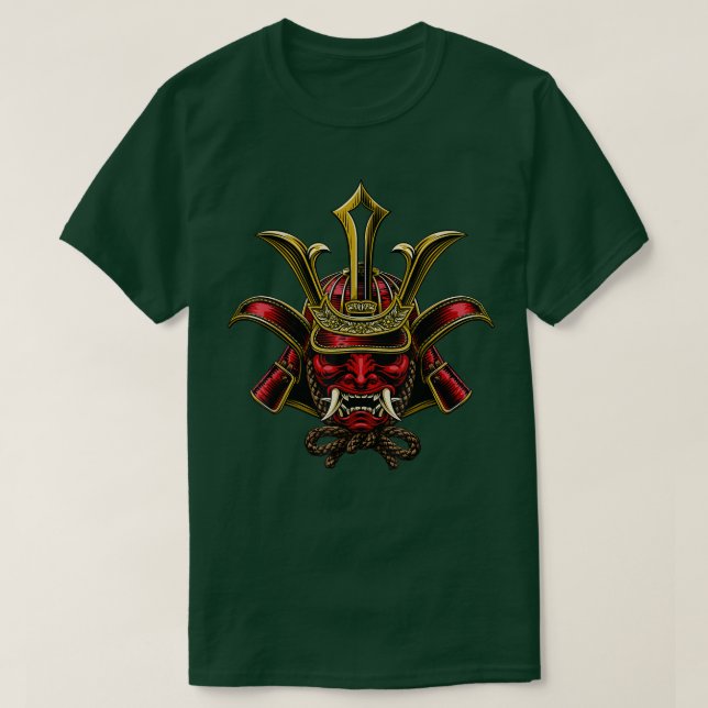 T-shirt Yasuke Black Japonais Samurai Bushido Warrior Kata (Design devant)