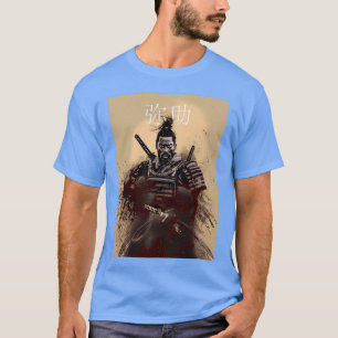 T-shirt Yasuke Samouraï Noir en 1579 Japon Féodal N°10 sur