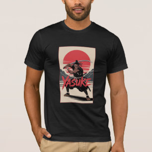 T-shirt Yasuke Samouraï Noir Ronin Africain