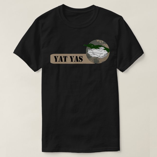 T-shirt YAT YAS Amtrac AAV Armor Vétéran militaire (Design devant)