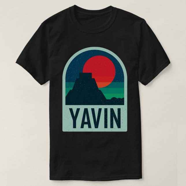 T-shirt Yavin Série géométrique et minimaliste (Design devant)