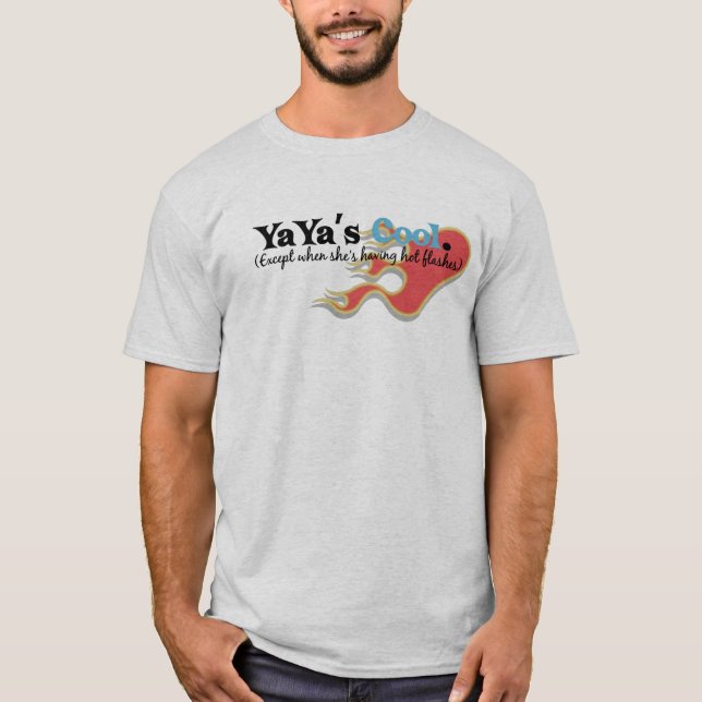 T-shirt YaYa a des bouffées de chaleur (Devant)