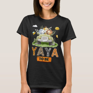 T-shirt Yaya révélation du sexe safari animaux de la jungl