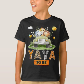T-shirt Yaya révélation du sexe safari animaux de la jungl