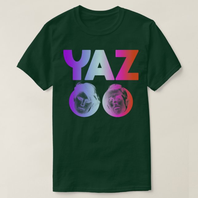 T-shirt Yazoo 80s Fade Colorway Synth Fan Art (Design devant)