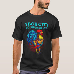 T-shirt Ybor City Tampa Espèces Officielles Non En Voie De
