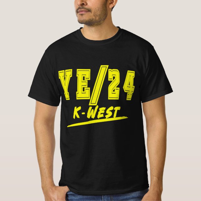 T-shirt YE24 K-WEST : La mode rencontre la musique (Devant)