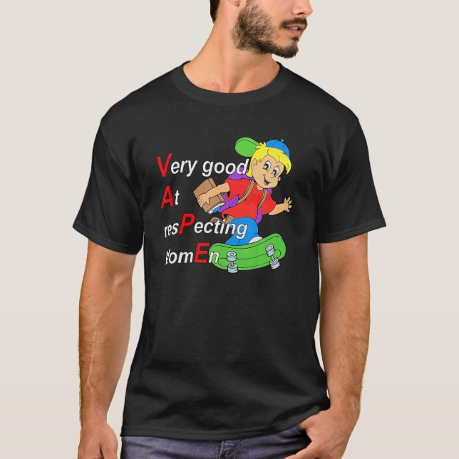 T-shirt Yeah I Vape Very Good At Respecting Women Funny Va (Devant)