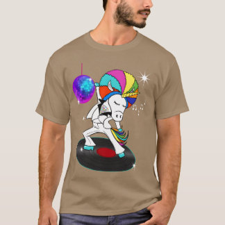 T-shirt Year 80 70 Vintage Unicorn Disco friend