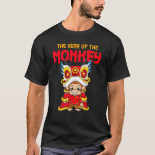 T-shirt Year of the Monkey 2028 Chinese New Year Zodiac Ki