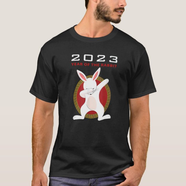 T-shirt Year Of The Rabbit 2023 Chinese New Year 2023 (Devant)